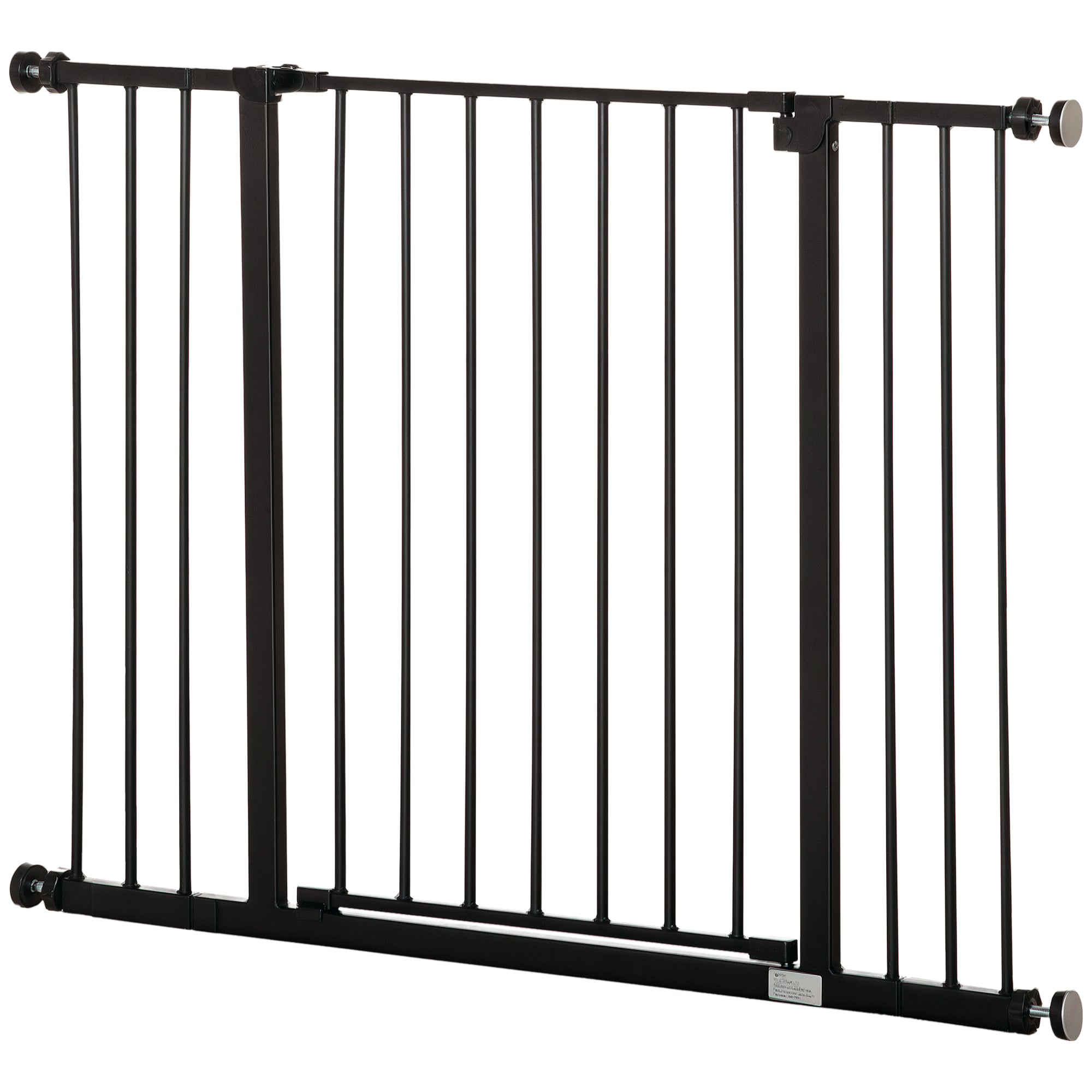 Barreira de Segurança para Animais Extensível 107x76 cm - Preto