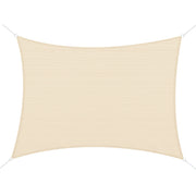 Toldo Vela de Sombra Retangular 400x600 cm Creme Branco