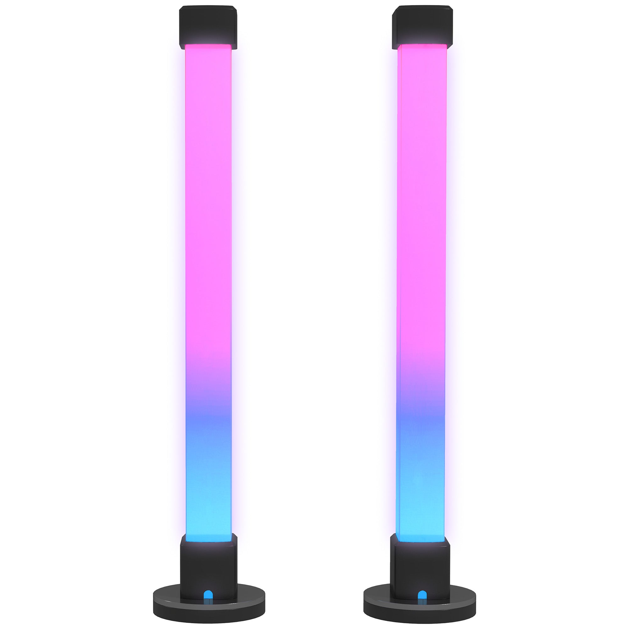 Candeeiros de Mesa LED 6x6x32,5 cm Branco
