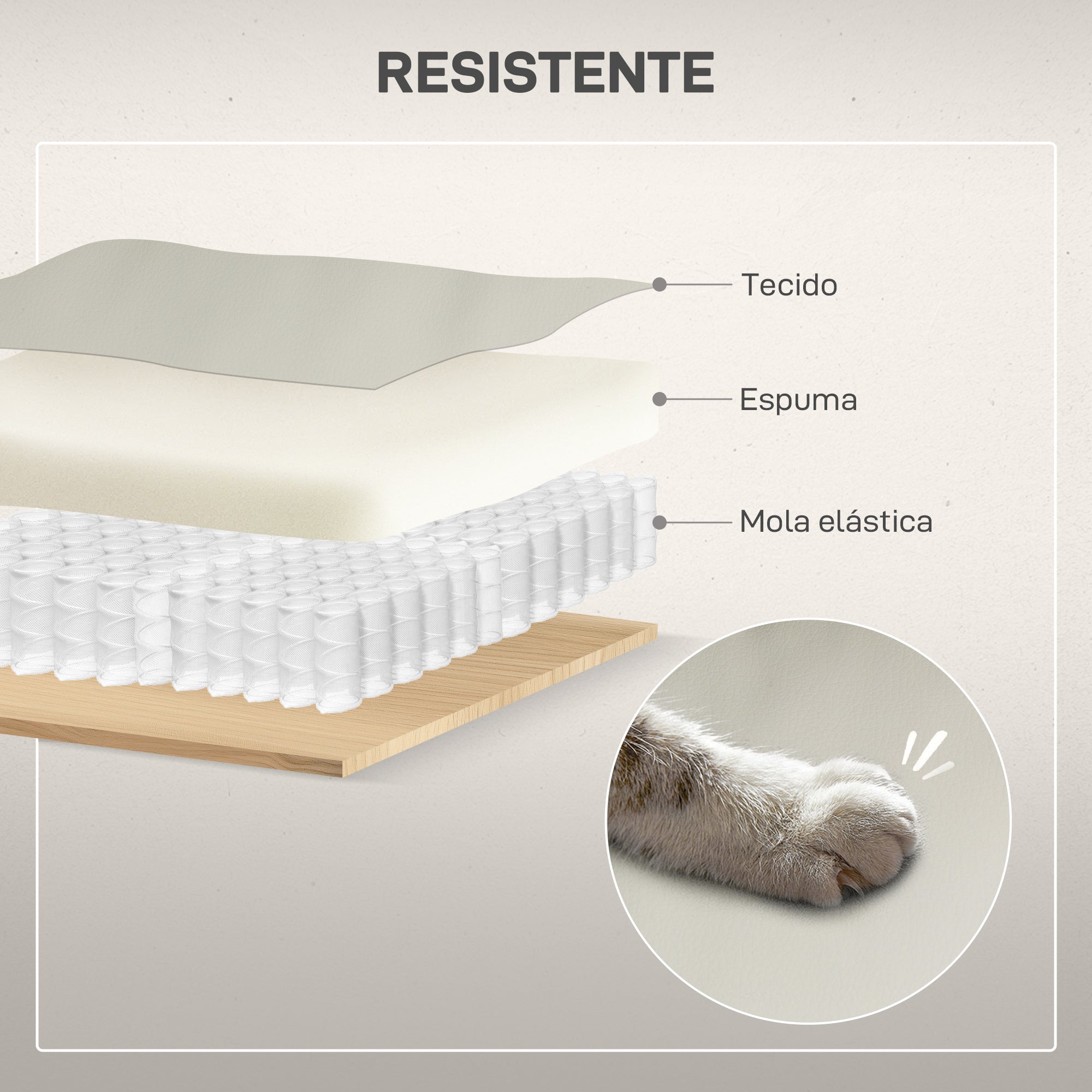 Poltrona Relax Elétrica com 8 Pontos de Massagem e Aquecimento - Cinza Claro 89x93x105 cm