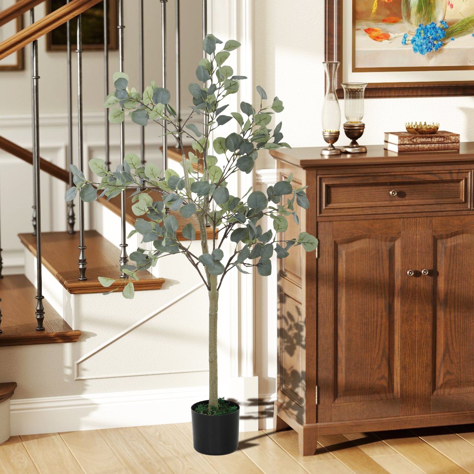 Planta Artificial de Eucalipto 150 cm Verde