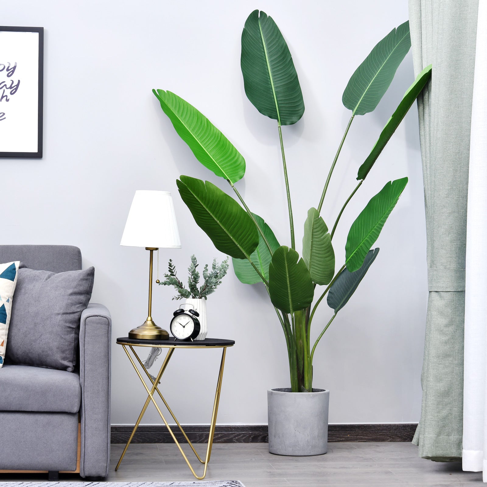Planta Artificial Palmeira Verde Ø18x180cm - Decoração Interior e Exterior