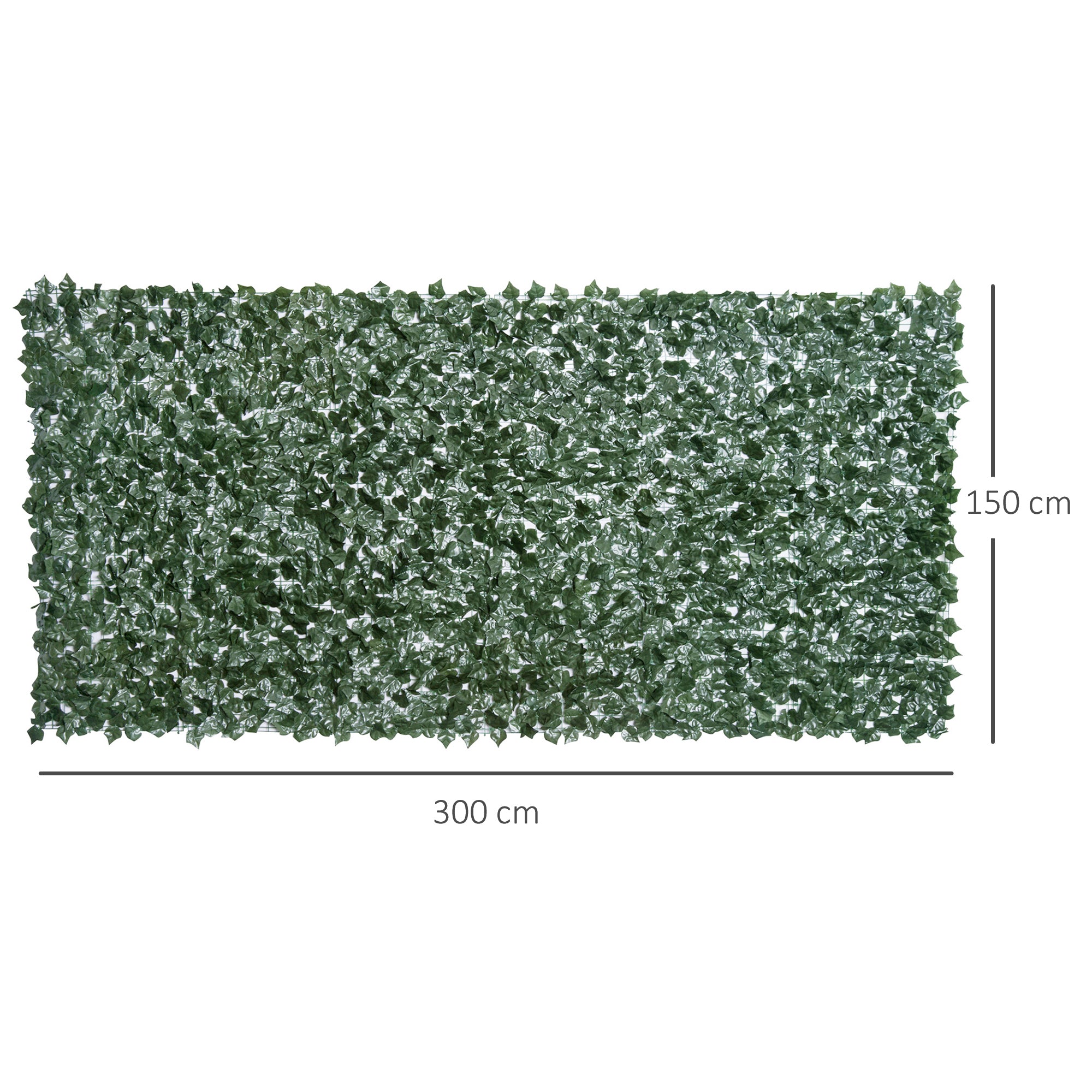 Vedação Artificial em Rolo 300x150cm Verde