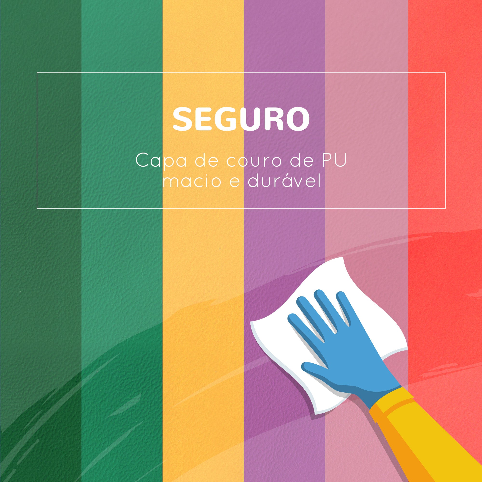 Conjunto de 6 Blocos de Espuma – 150x100x24cm – Multicor – PU e EPE