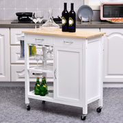 Carrinho de Cozinha Multiusos 88,5x40x86 cm - Branco