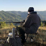 Taburete de Acampamento Dobrável com Bolsa de Transporte Trípode Pequeno Dobrável para Descanso na Pesca Mochila Camuflagem
