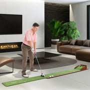 Tapete de Golfe com Retorno Automático de Bola – 302 x 32 x 15 cm