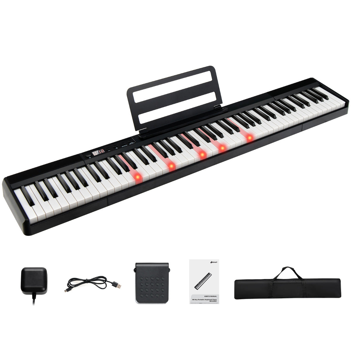 Piano Digital Portátil de 88 Teclas