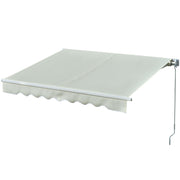 Toldo Manual Retrátil 250x200 cm - Cor Creme