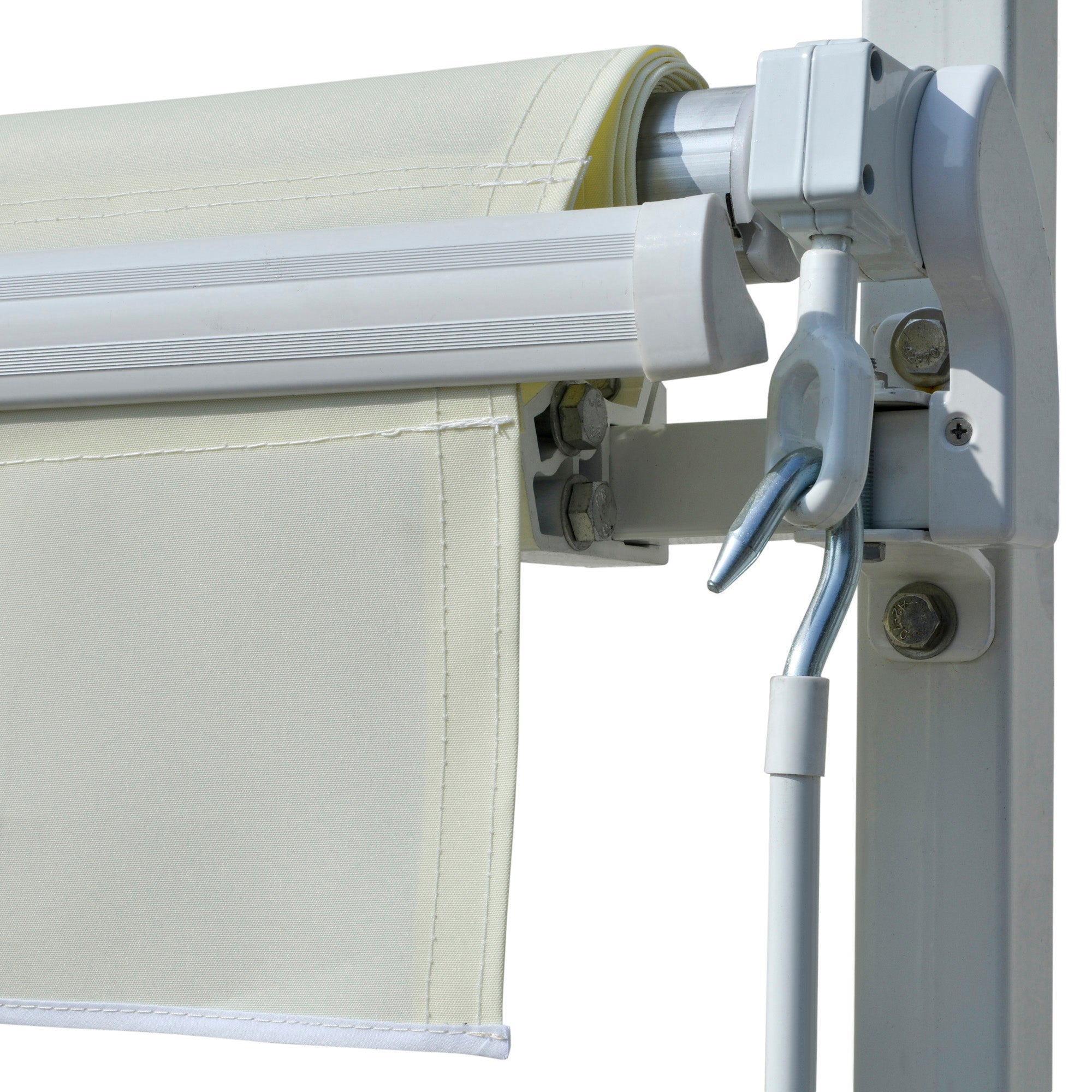 Toldo Manual Retrátil 250x200 cm - Cor Creme
