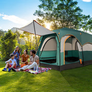 Tenda de Campanha – 6 Pessoas – Verde – Lona de PE