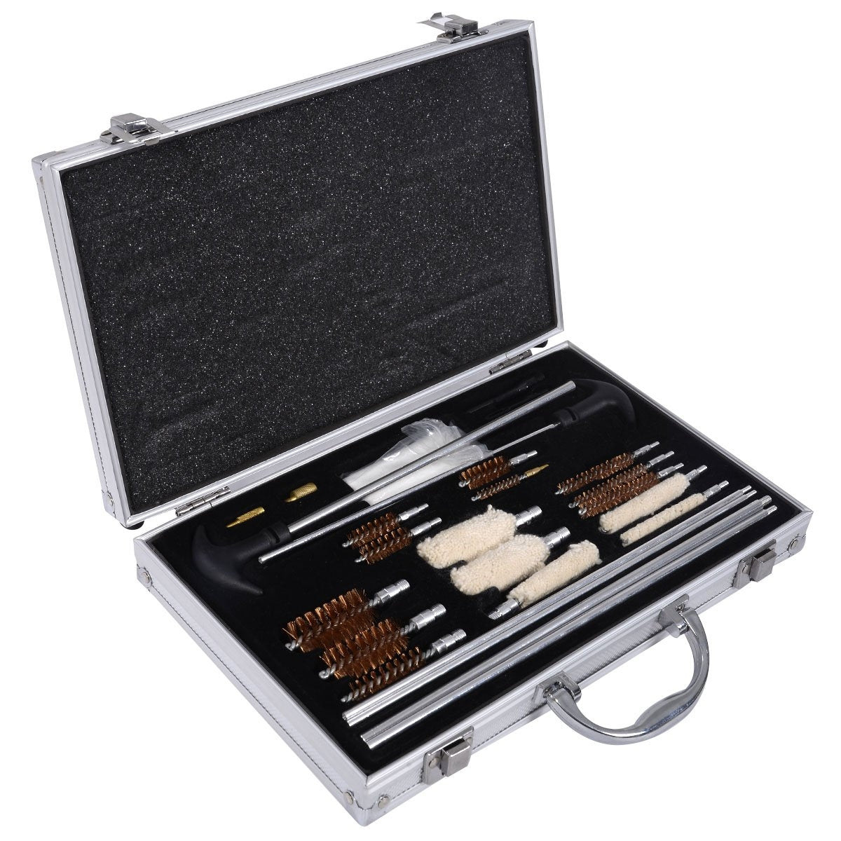 Kit de Limpeza de Armas Pistola Rifle com Estojo