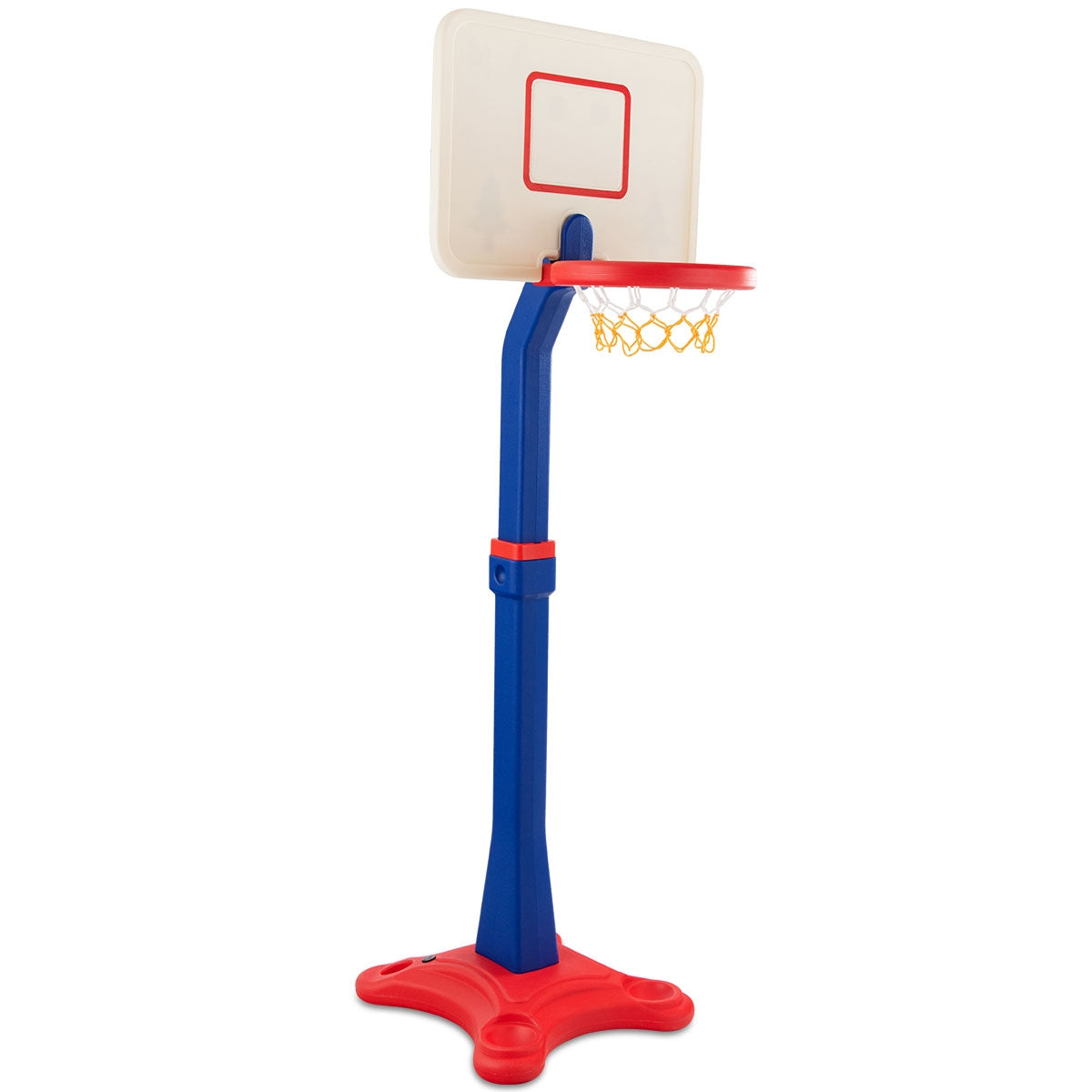 Canasta de Basquetebol de Pé com Altura Regulável para Treinar a Jogar Basquetebol para Crianças + 3 Anos 65 x 85 x 160-215 cm