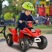 Cuatriciclo Montável para Crianças Veículo Motorizado com Design na Moda Vermelho 73 x 40 x 44,5 cm