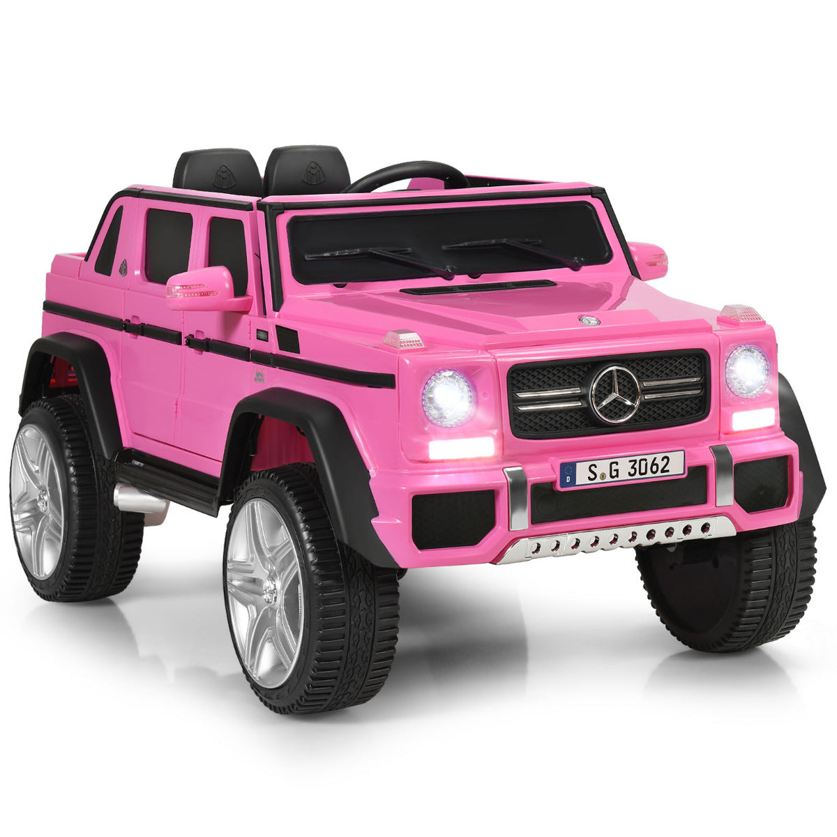 Carro Elétrico para Crianças 3-8 Anos – Cor-de-Rosa