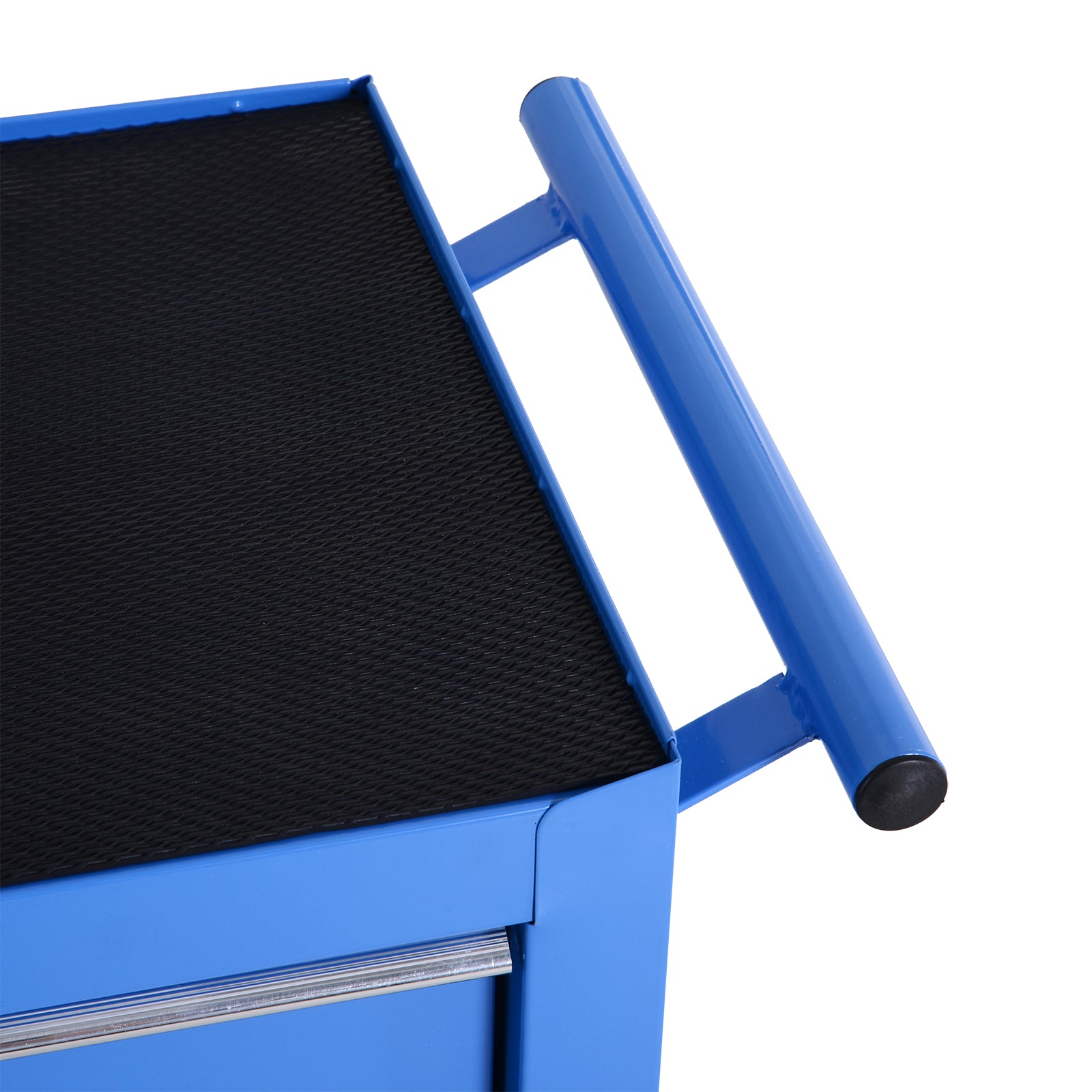 Carrinho de Ferramentas com 5 Gavetas Azul 67,5x33x77 cm