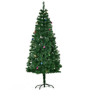 Árvore de Natal Artificial 180cm Verde - Decoração Natalícia com 624 Ramos e 48 Decorações