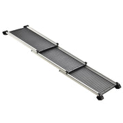 Rampa Dobrável em Alumínio para Animais de Estimação 159x42x11,5 cm Preto