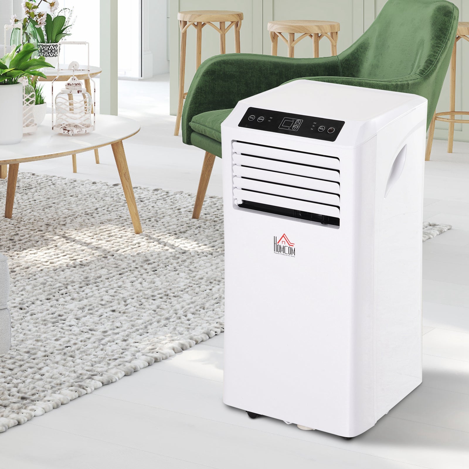 Ar Condicionado Portátil 9000BTU Branco 35,4x33,8x69,8cm