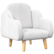 Poltrona Infantil em Forma de Nuvem - 46x51x55 cm - Branco