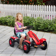 Kart a Pedais Infantil Vermelho 121x58x61 cm