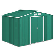 Abrigo de Jardim Exterior Verde Escuro 277x195x192cm