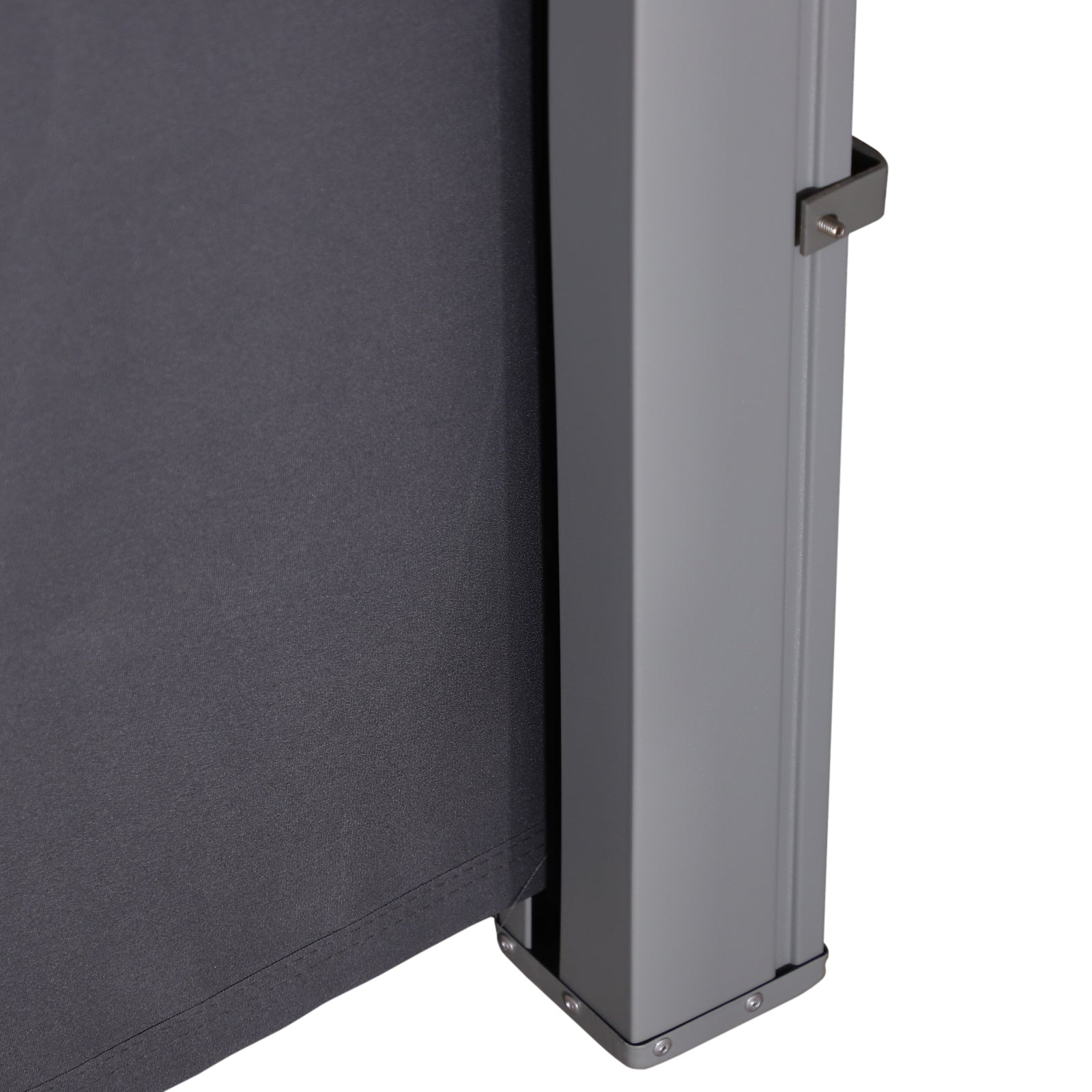 Toldo Lateral Retrátil para Terraço 300x160cm - Cor Cinza