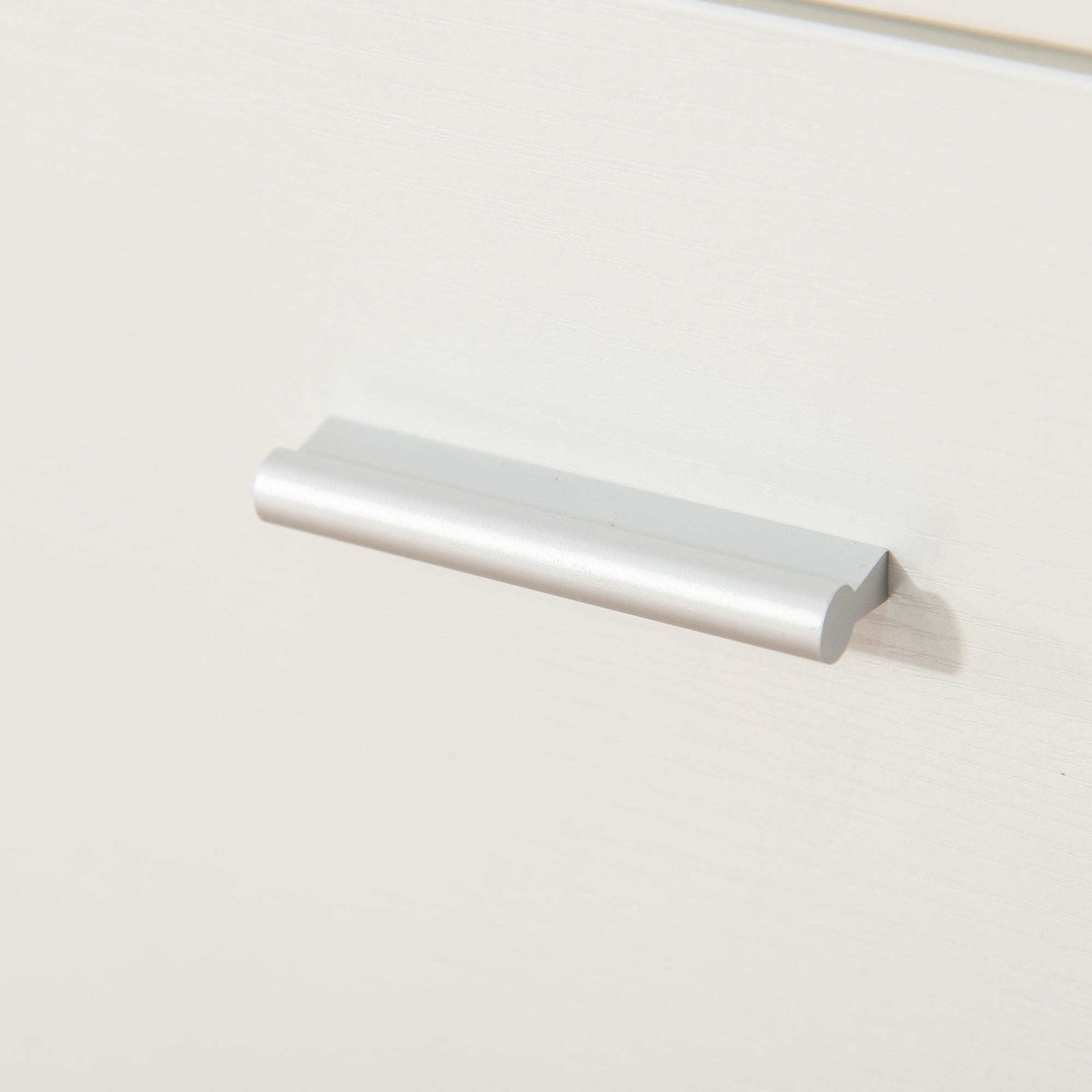 Secretária em Forma de L com 3 Gavetas 143,5x143,5x76cm Branco