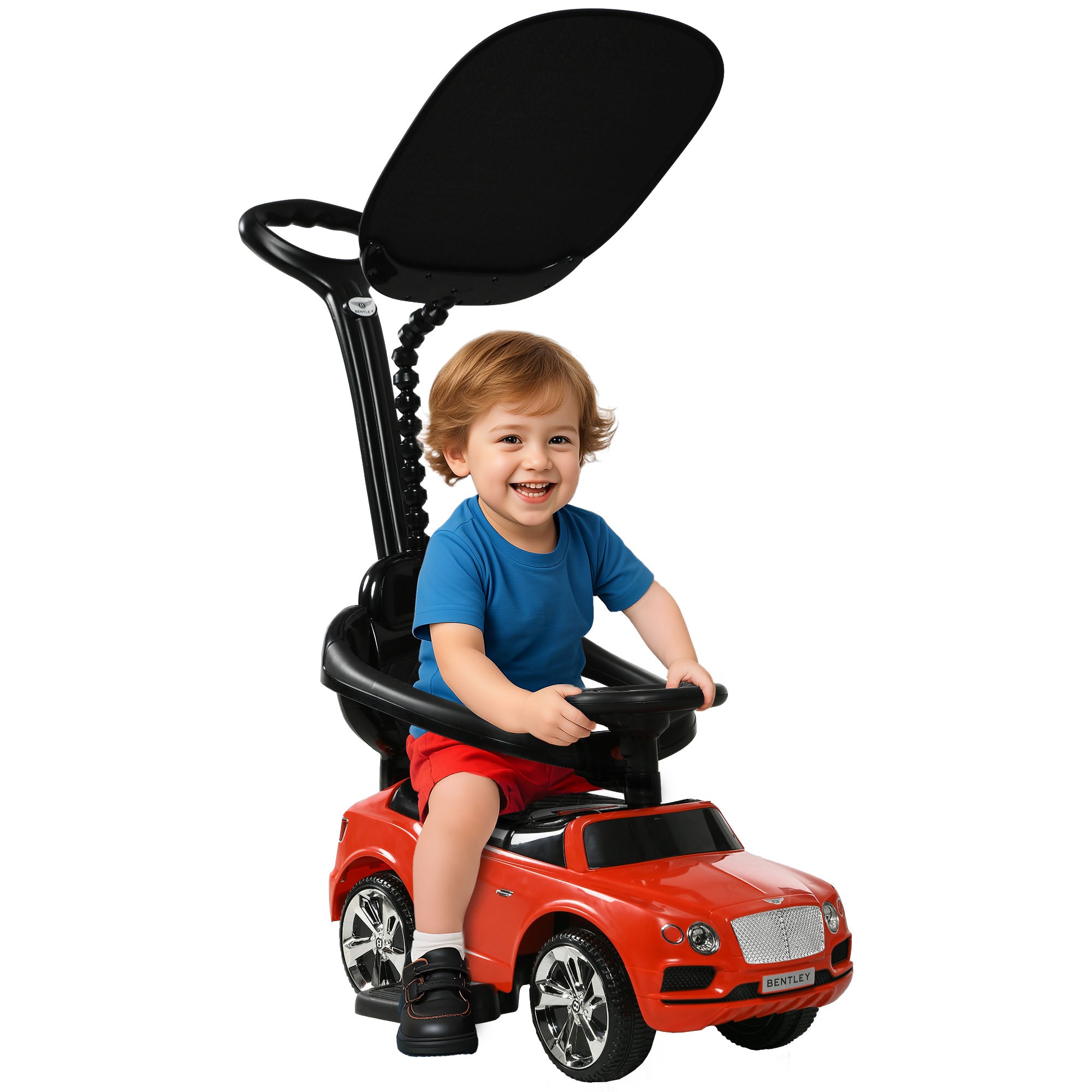 Carro Andador 3 em 1 Vermelho - 90x49x95 cm