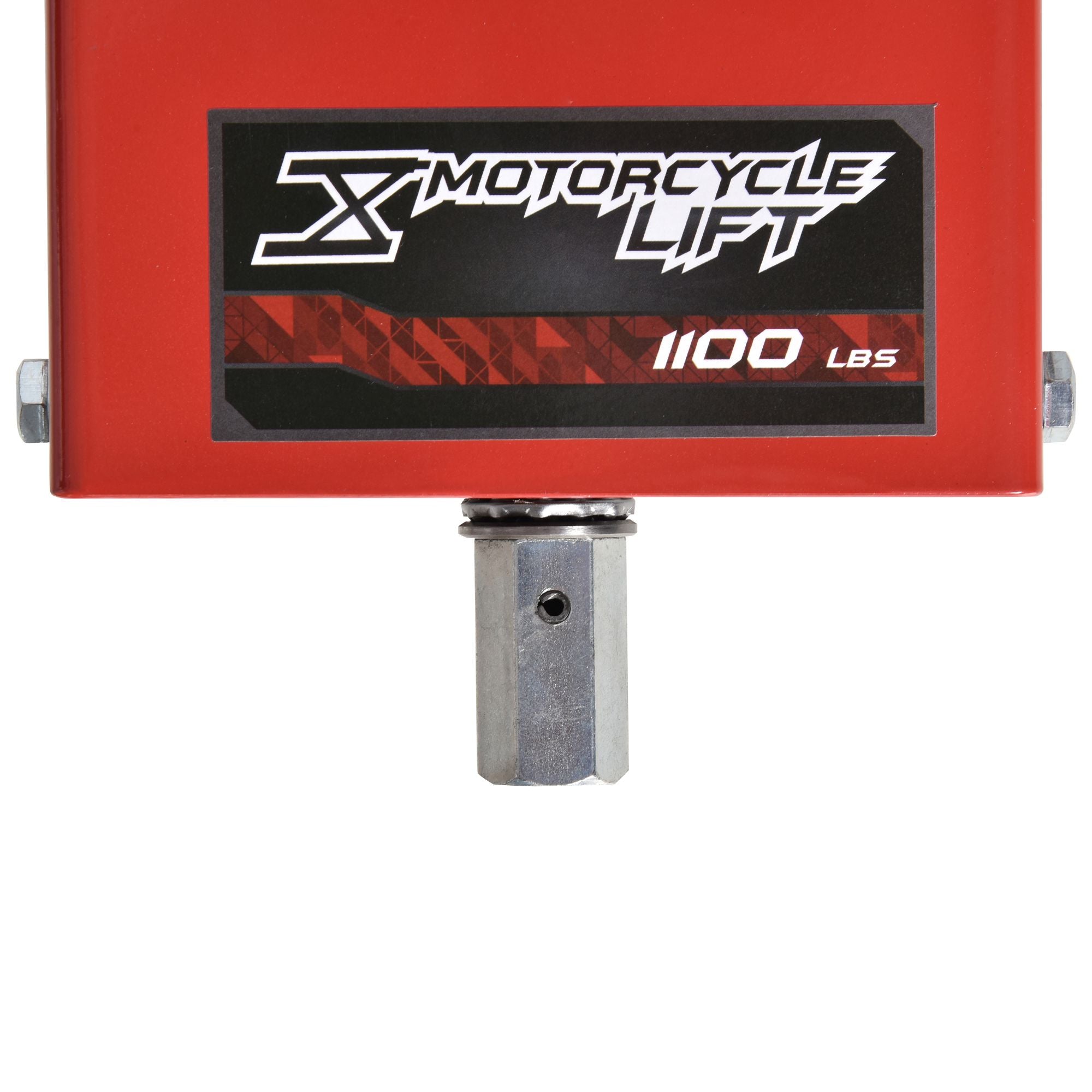 Plataforma Elevadora para Motocicletas 49.5x31x53cm Vermelho e Preto