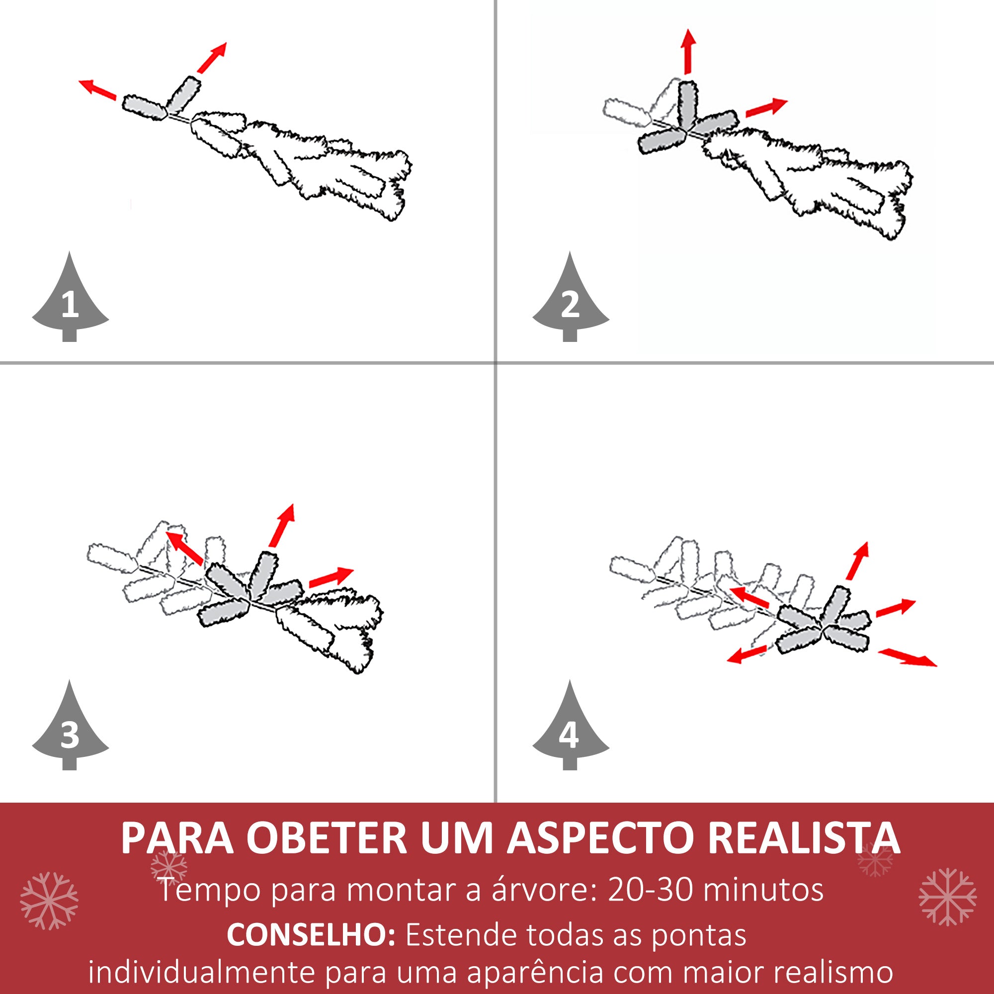 Árvore de Natal Artificial 120 cm Verde Ø60x120 cm com Fibra Óptica