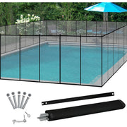 Valla de Segurança para Piscina de Teslin com Ocultação de 360x125cm - Proteção contra Raios UV