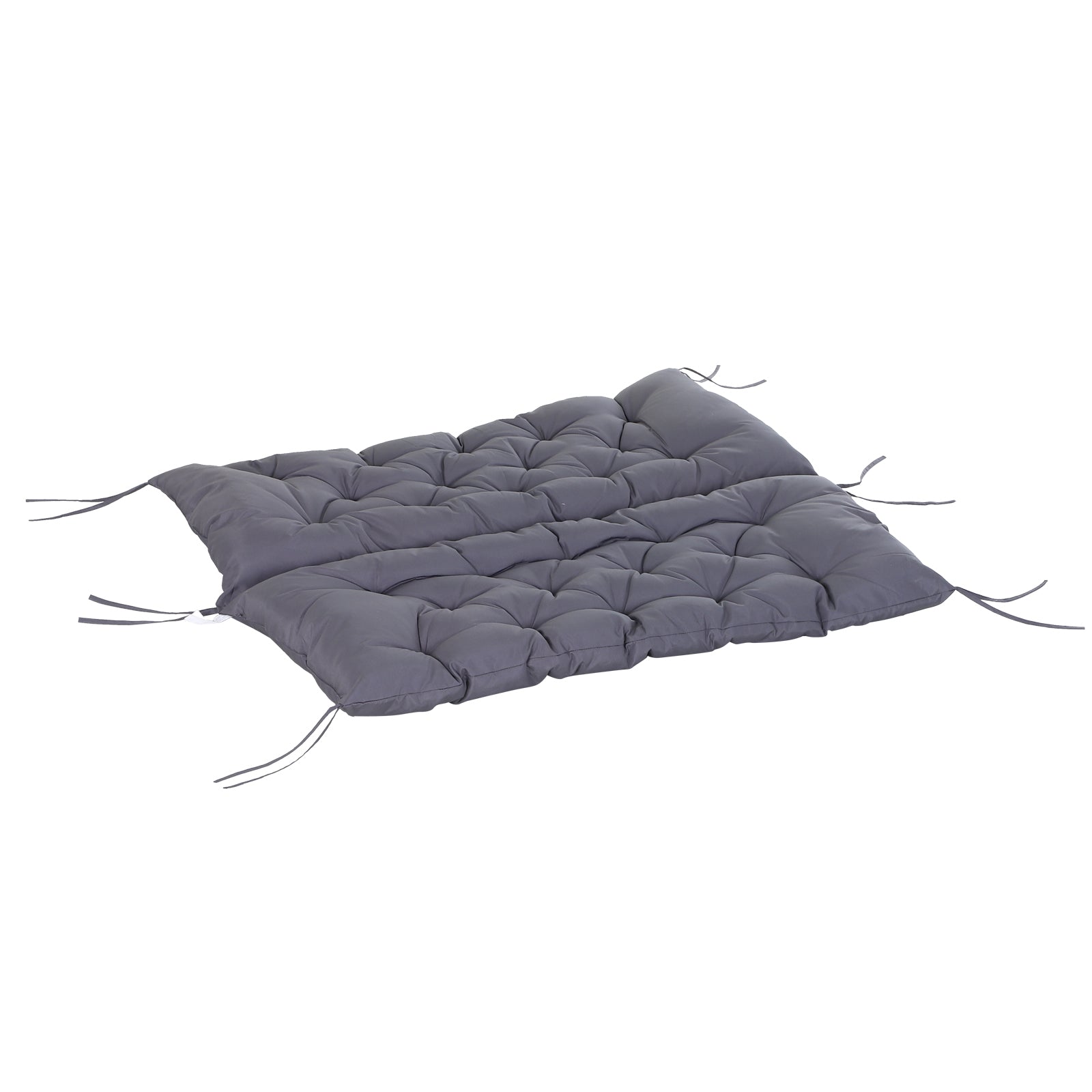 Almofada para Banco 120x110x12cm - Cinza Escuro