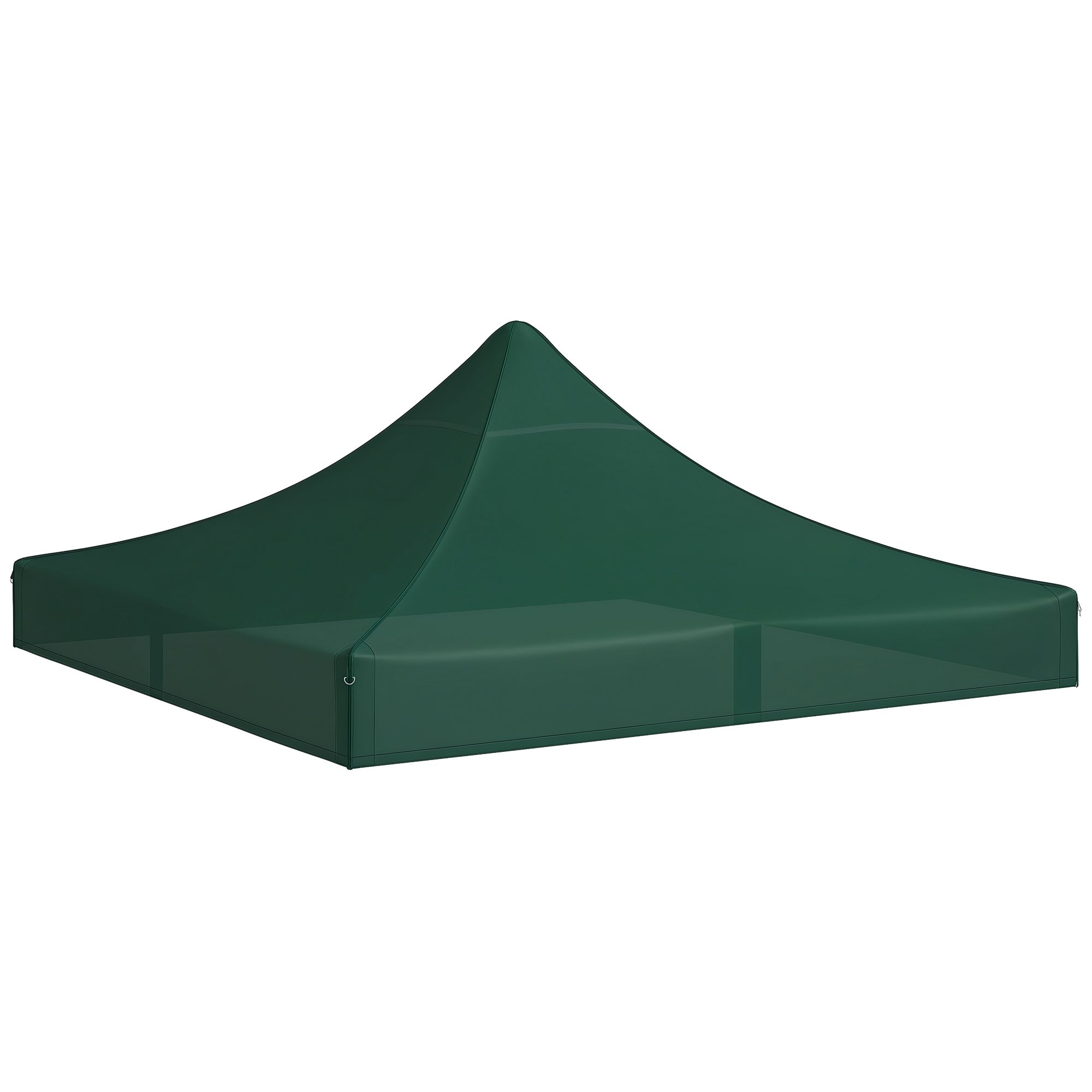 Toldo de Substituição Verde Escuro 300x300 cm para Pérgola de Jardim