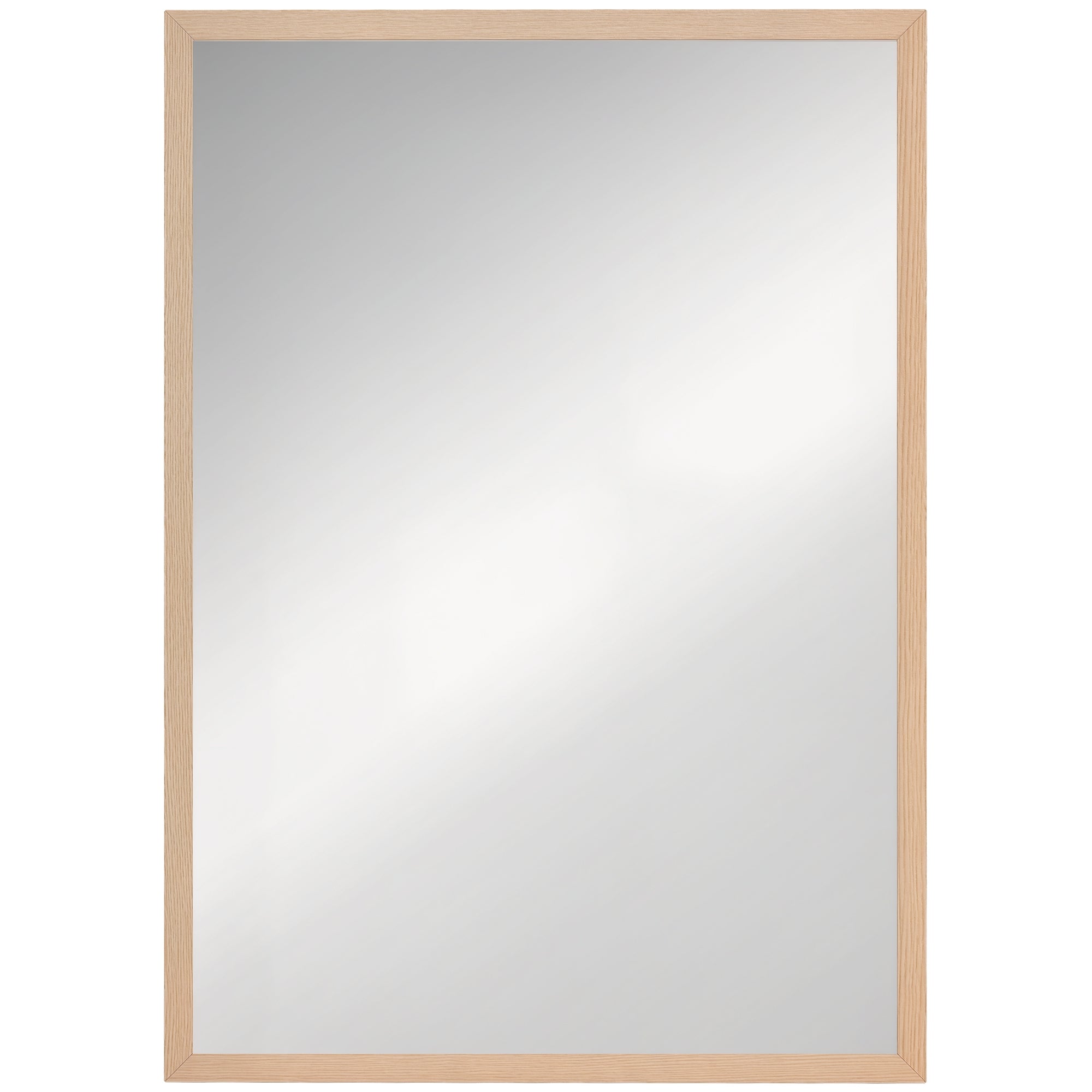 Espelho de Parede Decorativo 50x70 cm Cor Natural