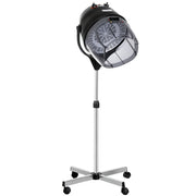 Secador de Cabelo Profissional com Altura Ajustável 1180W - Preto e Prata 65x65x115-165 cm