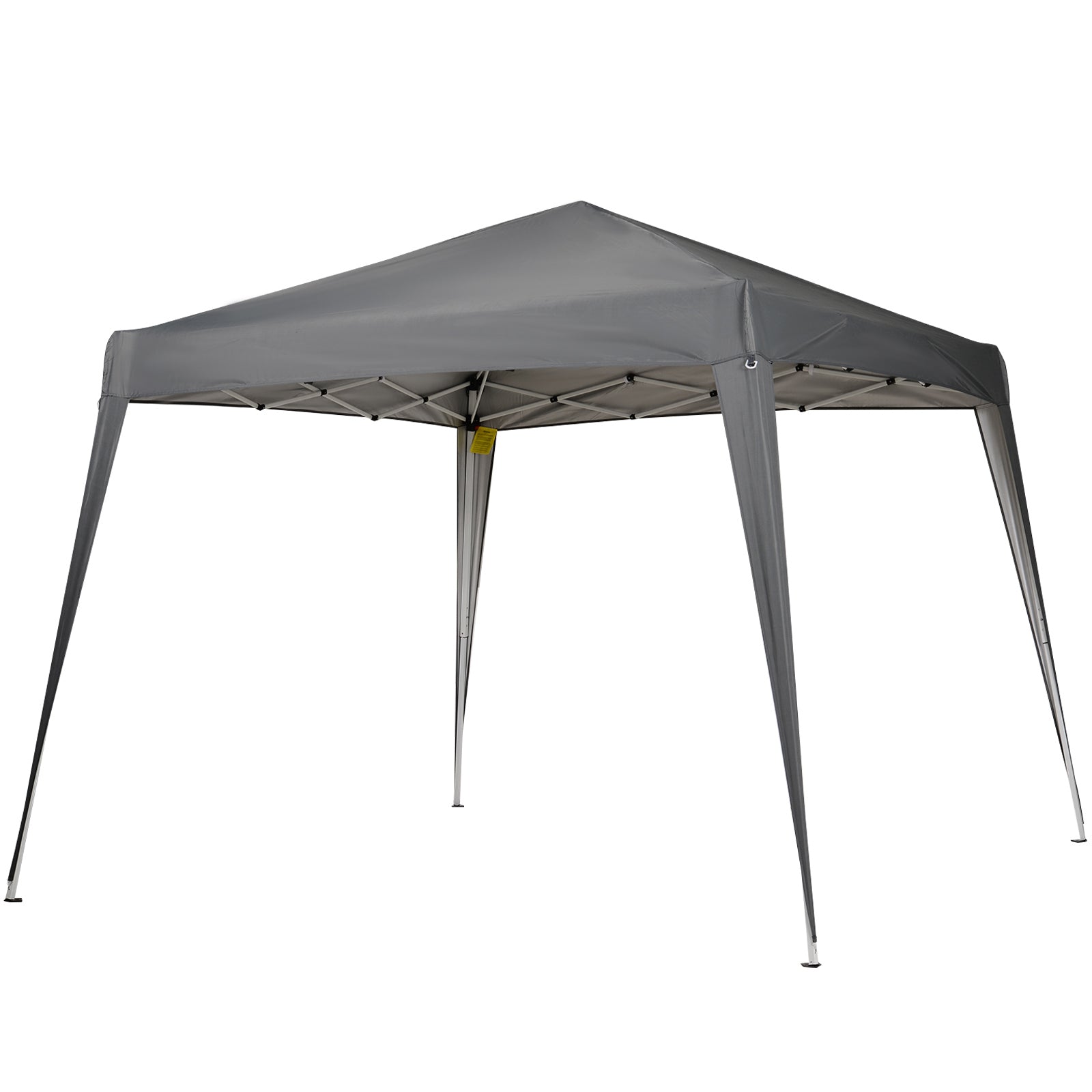 Tenda Dobrável Cinza 240x240x250 cm para Jardim e Eventos ao Ar Livre