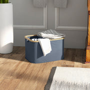 Cesto para Roupa – 44,3x33,3x26,5 cm – Cinzento – Poliéster