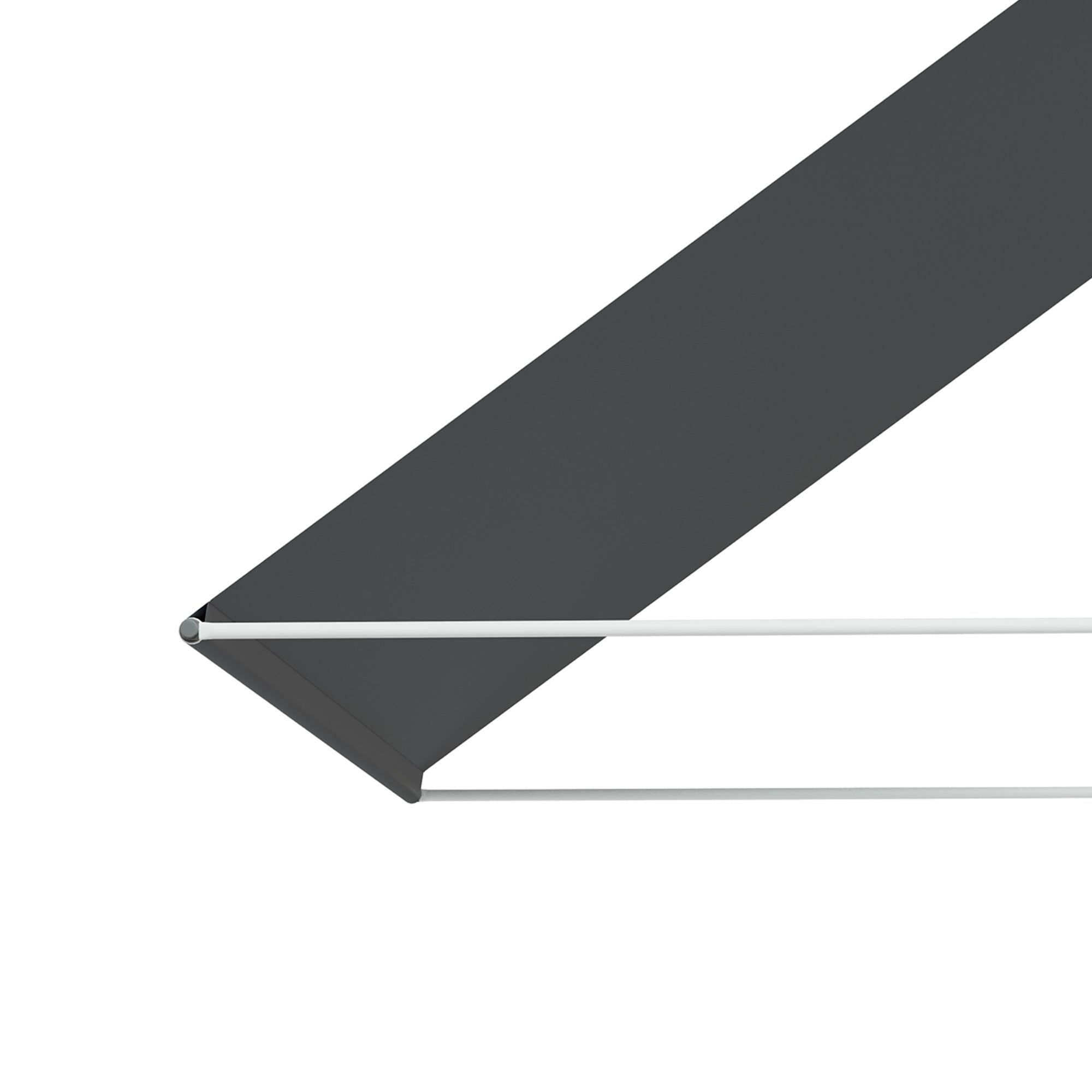 Toldo Retrátil para Janela 150x120 cm Cor Cinza Escuro - Proteção UV e Impermeável