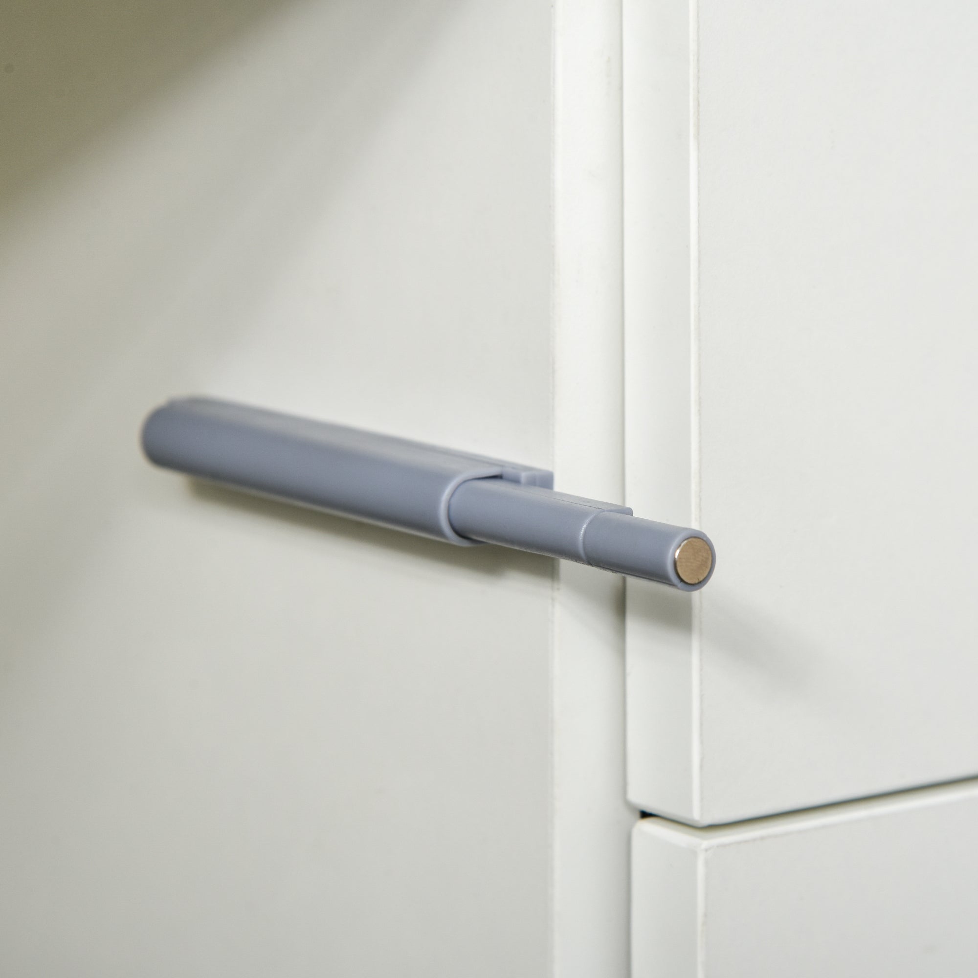 Aparador Auxiliar Branco 79x36x74cm - Organizador de Armazenamento