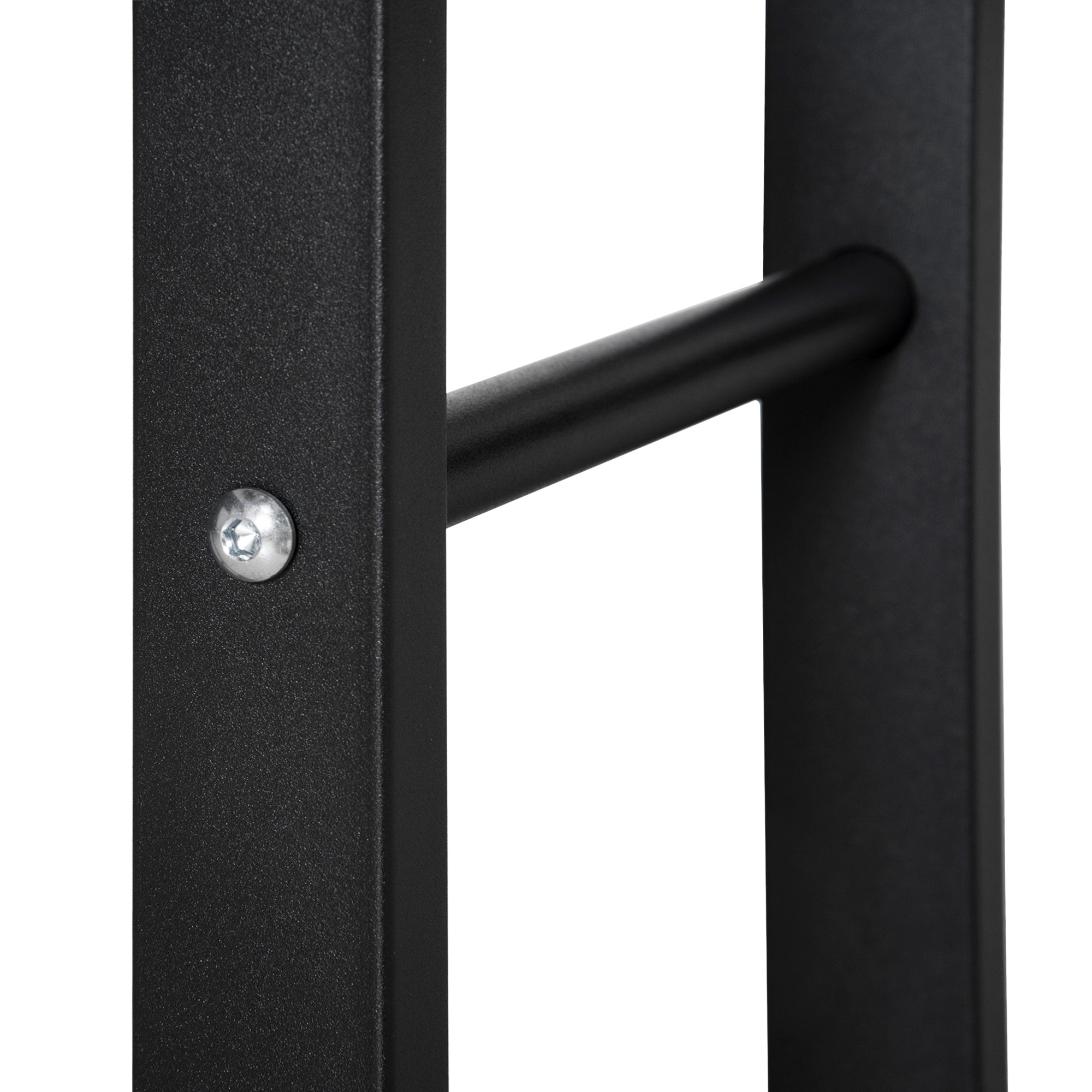 Suporte para Lenha Metálico – 40x25x100 cm – Preto
