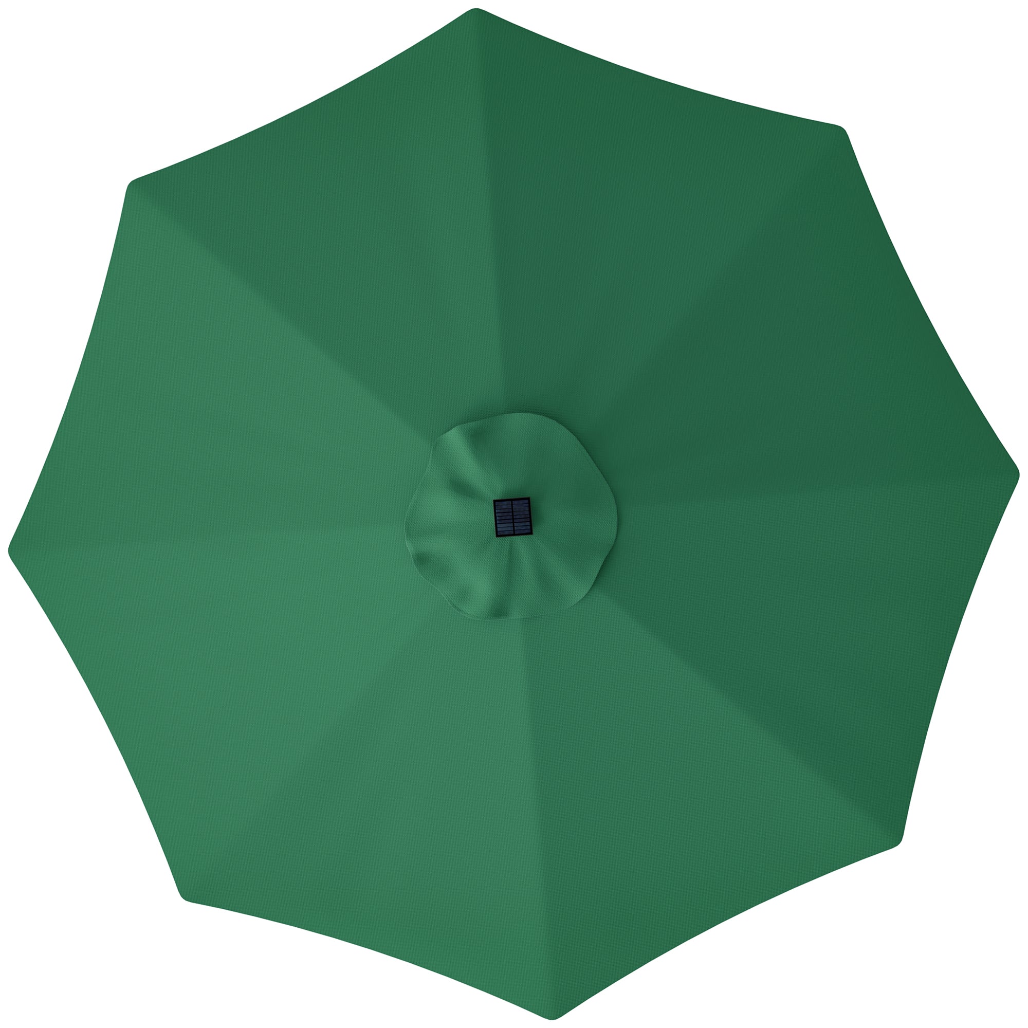 Toldo de Substituição Ø295 cm Verde para Chapéu de Sol - Proteção UV 50+