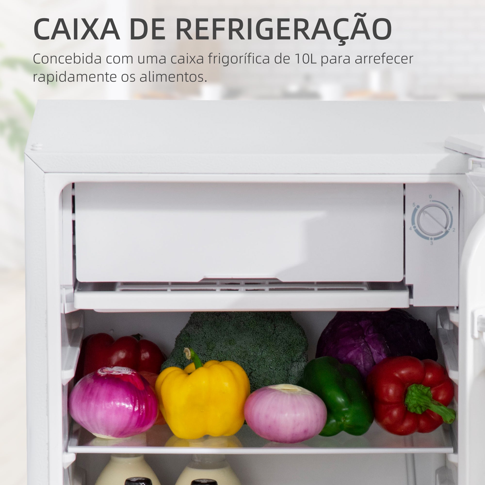 Mini Frigorífico Branco 47,5x44,2x84 cm