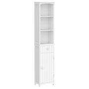 Armário Casa de Banho Moderno 34x24x170 cm Branco
