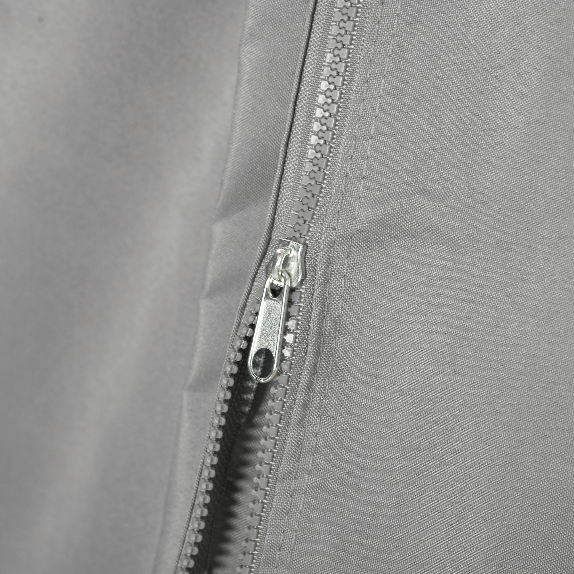 Cortinas Laterais para Tenda – 352x205 cm – Cinza Claro – Tecido de Poliéster