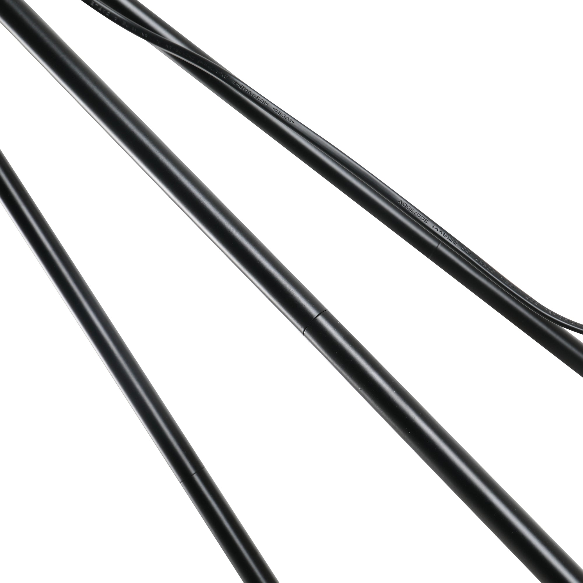 Candeeiro de Pé Moderno Ø37x152 cm em Branco e Preto