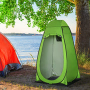 Tenda de Duche Portátil – 126x124x189 cm – Verde – Poliéster e Aço
