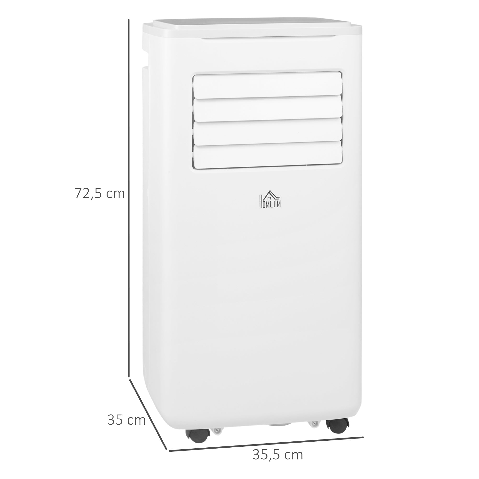 Ar Condicionado Portátil 9000BTU Branco 35,3x35x72,5 cm
