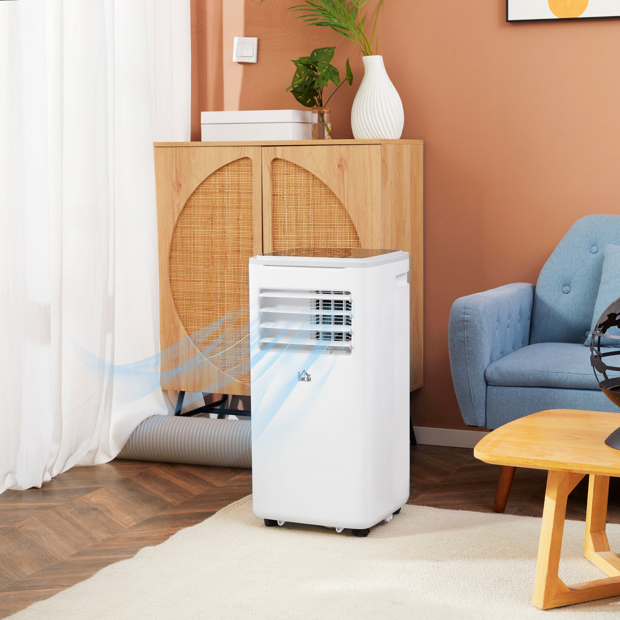 Ar Condicionado Portátil 9000BTU Branco 35,3x35x72,5 cm