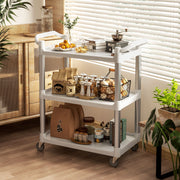 Carrinho Auxiliar de Cozinha 88x44x93 cm Branco